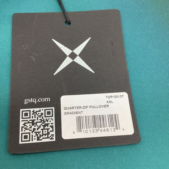 GSTQ Mens Long Sleeve 1/4 Zip Pullover Size XXL NWT - Picture 5 of 9